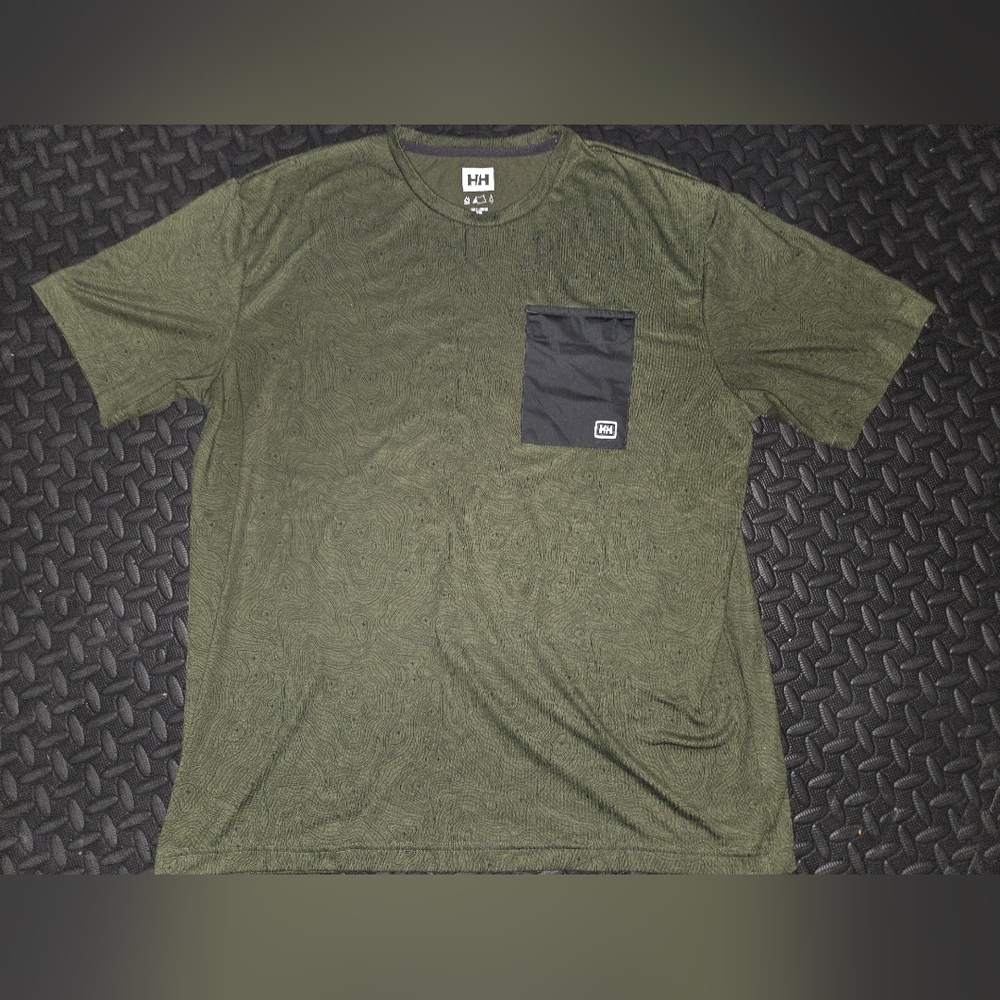 H&M Green Patterned Men's Shirt